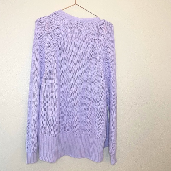 Urban Outfitters Lavender Open Knit Cardigan Sweater XS - Picture 6 of 6